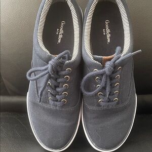 Goodfellow & Co Dark Blue Canvas Brady Sneakers